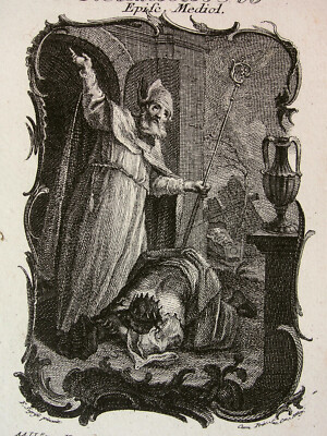 SETLETZKY NACH SIGRIST, `SANT'AMBROGIO DI MILANO´, ROCAILLE, AUGSBURG (1754)