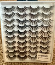 20 pair faux mink eyelashes