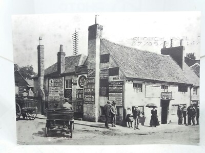 Zwei Brauer Wirtshaus Marlow Road Maidenhead Berks Repro Postkarte