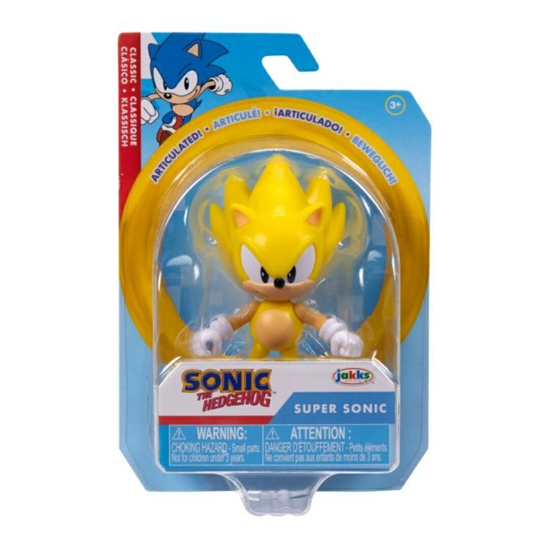 JAKKS SONIC THE HEDGEHOG SUPER SONIC CLASSIC 2.5