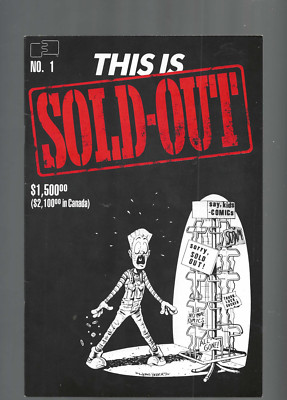 1986 Fanta CO-This is Sold Out- #1-  Black & White-John Herbert Art-VF