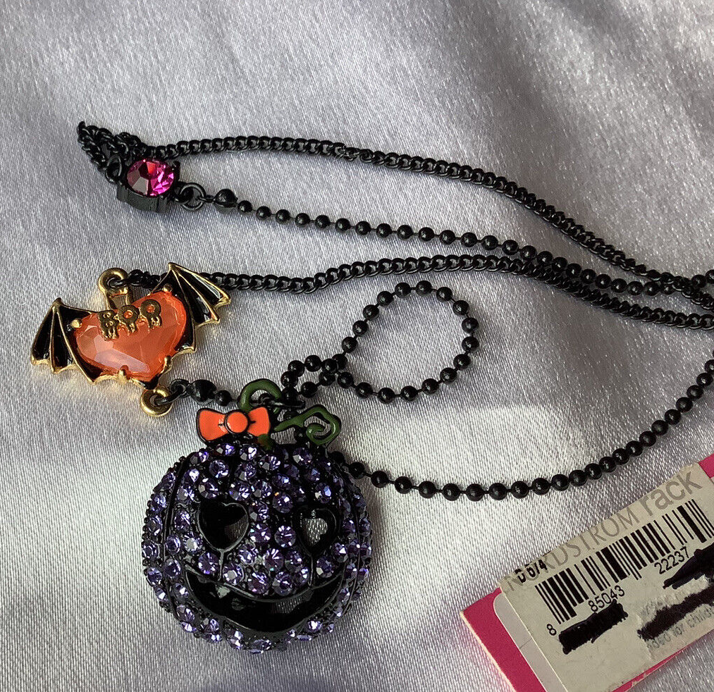 ★Betsey Johnson★ハロウィン新作★FALL YALL★ネックレス ☆Betsey Johnson☆ハロウィン新作☆FALL YALL☆ネックレス