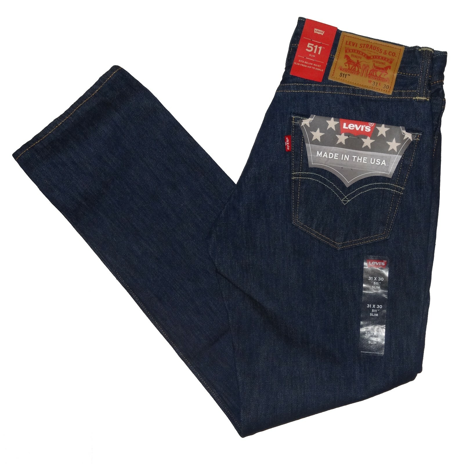 Comprar LEVIS 511 SLIM FIT MADE IN USA PREMIUM WHITE OA en USA desde  Peru | TiendaMia