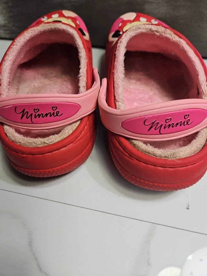  Crocs Niñas Junior Rojo Y Rosa Minnie Mouse Disney Talla J 1  Foto 4 de 4