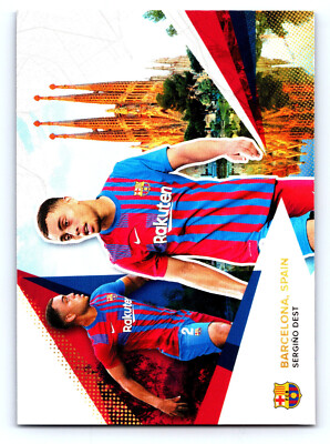 2021-22 TOPPS FC Barcelona Official Team Set 28 Our City Sergiño Dest