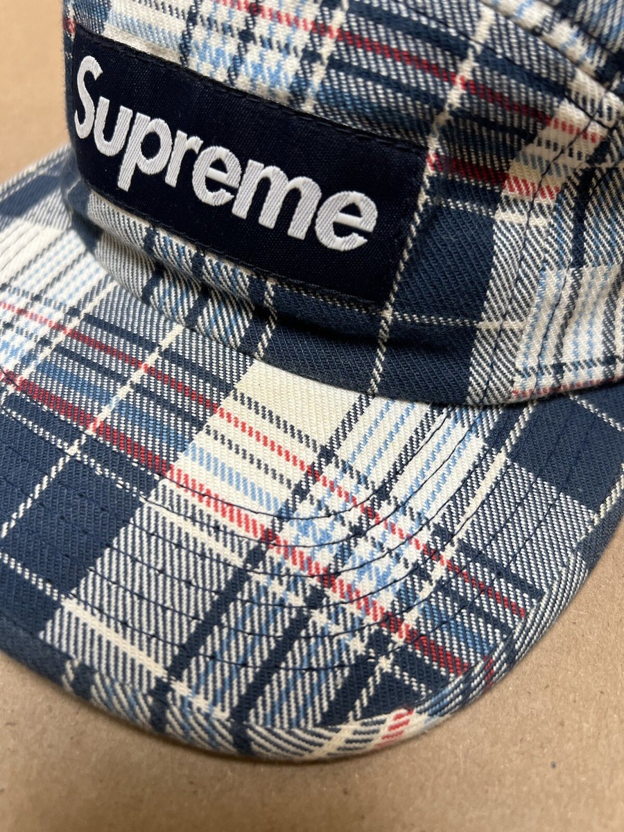 Supreme Bum Plaid Camp Cap ブラック 10ss Supreme Bum Plaid Camp Cap ブラック 10ss