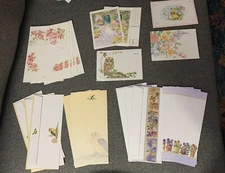 Vintage 80s Current post cards and stationery - mix of mini sets