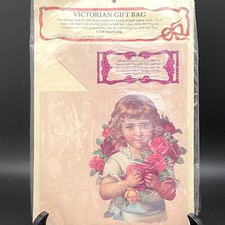 Gallery Graphics Victorian Gift Bag Young Roses Made in USA 1991 New Old Stock