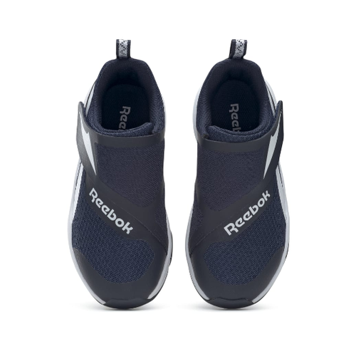 REEBOK GW6731 EQUAL FIT Kid`s (Medium) Navy/Navy/White Synthetic Running Shoes - Picture 4 of 5