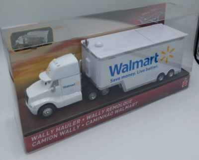 Walmart Disney Pixar Cars Wally Hauler Diecast Semi Transport