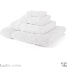 Image of Set Of 4 Bath Towel Super Soft Cotton Bathroom Accessories Hand Face Towels UK
