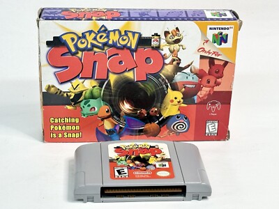 Pokemon Snap N64 Nintendo 64 With Box And Cartridge Good Condition  45496870478|