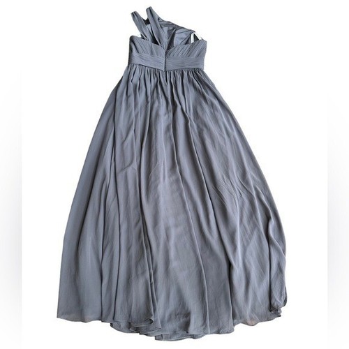 Azazie Dress Womens Size 10 Molly in Steel Grey Bridesmaid/ Evening AZ1542918 - Picture 12 of 13