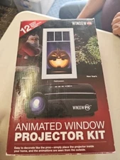 WINDOW FX Animated Window Projector Kit Holiday Scenes Christmas Halloween EUC