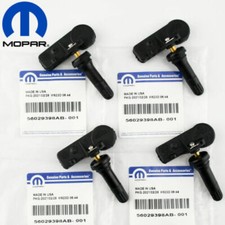 4pcs Genuine Tire Pressure Sensor TPMS OEM 56029398AB Dodge Chrysler Jeep RAM