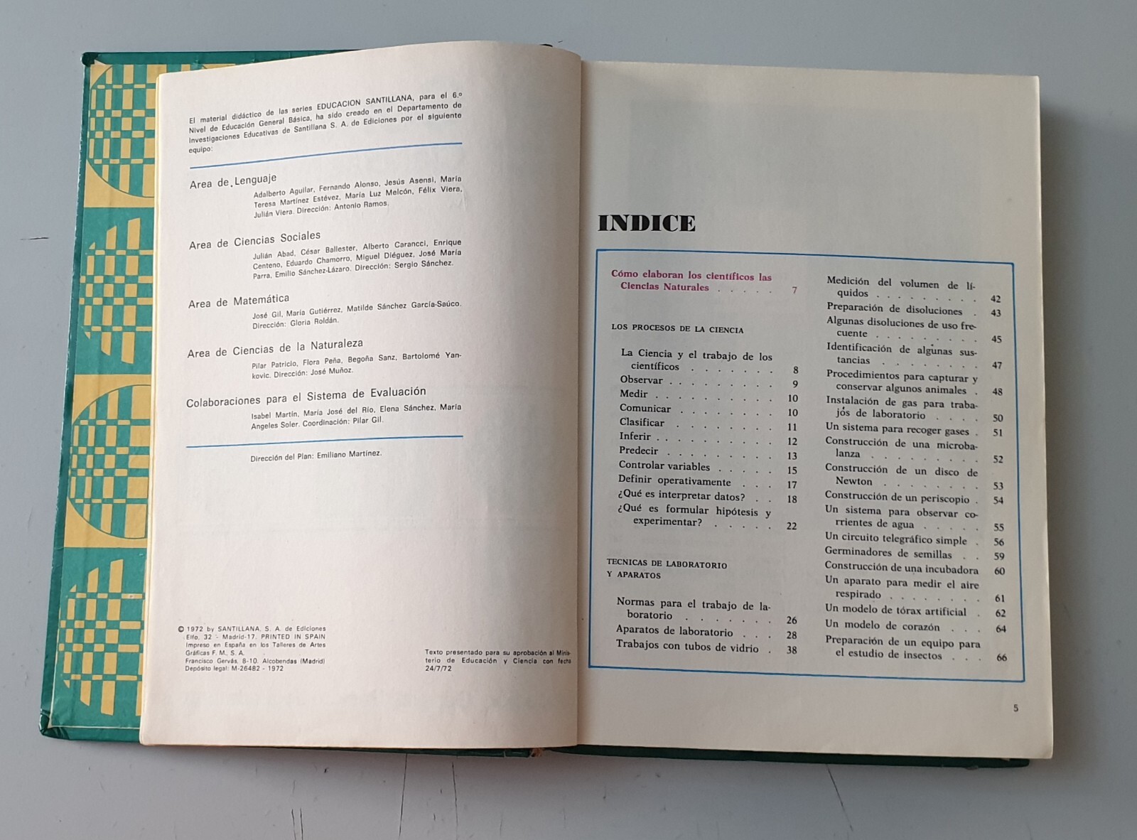 LOTE 3 LIBROS CONSULTOR CIENCIAS NATURALES SOCIALES 6°/8° EGB Santillana 1972/74