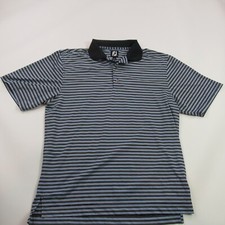 Footjoy Shirt Mens Large Short Sleeve Golf Polo Lightweight Outdoors Stripe