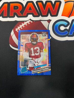 Emmanuel Forbes Rated Rookie BLUE SCOPE PRIZM - 2023 Donruss #399