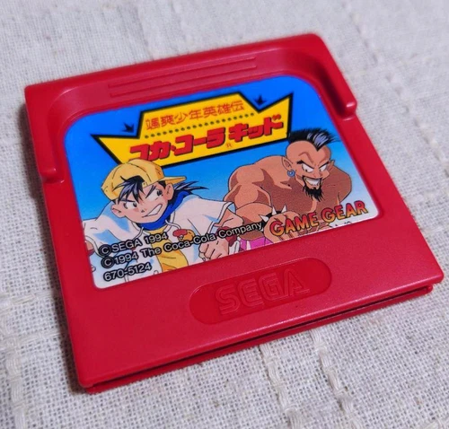 SEGA Game Gear Coca Cola Kid Not for Sale Rare Software GG Working from Japan
