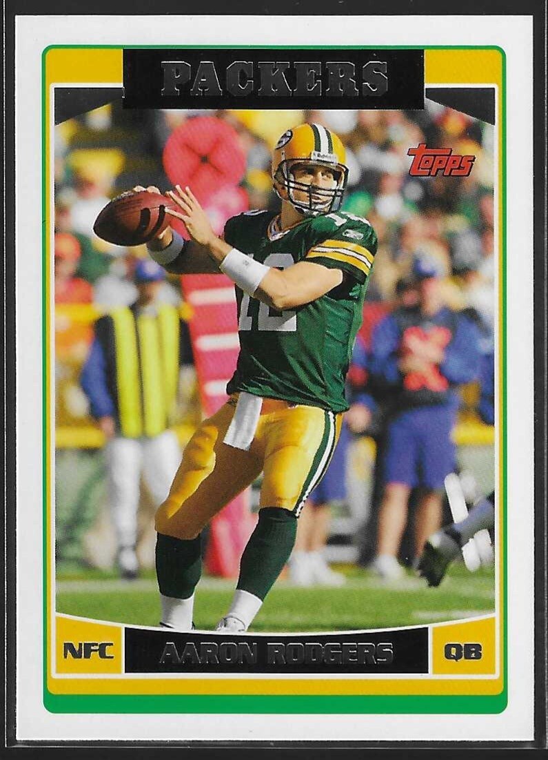 2006 Topps Football #84 Aaron Rodgers NM-Mint