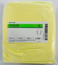 *10-Pieces* Halyard Tri-Layer Over-The Head Isolation Gown Yellow XXL 29516