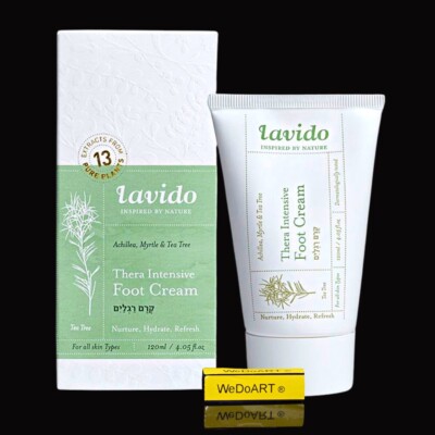 Lavido Foot Cream Achillea, myrtle & tea tree 120 ml
