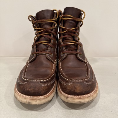 J.CREW WALLACE & BARNES BYRD BEOWN LEATHER BOOT B3633 HAVANA  display picture 3