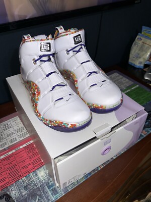 Size 14 - Nike Zoom LeBron 4 2024 Fruity Pebbles
