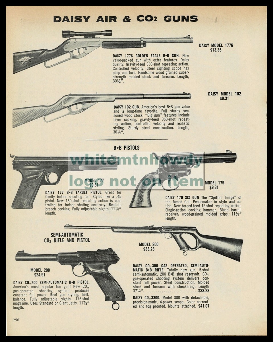 1973 DAISY 1776 Golden Eagle..102 Cub Rifle 177 179 Pistol