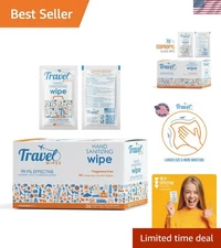 30ct Individually Wrapped Hand Sanitizing Wipes - 70% Isopropyl Alcohol Formula