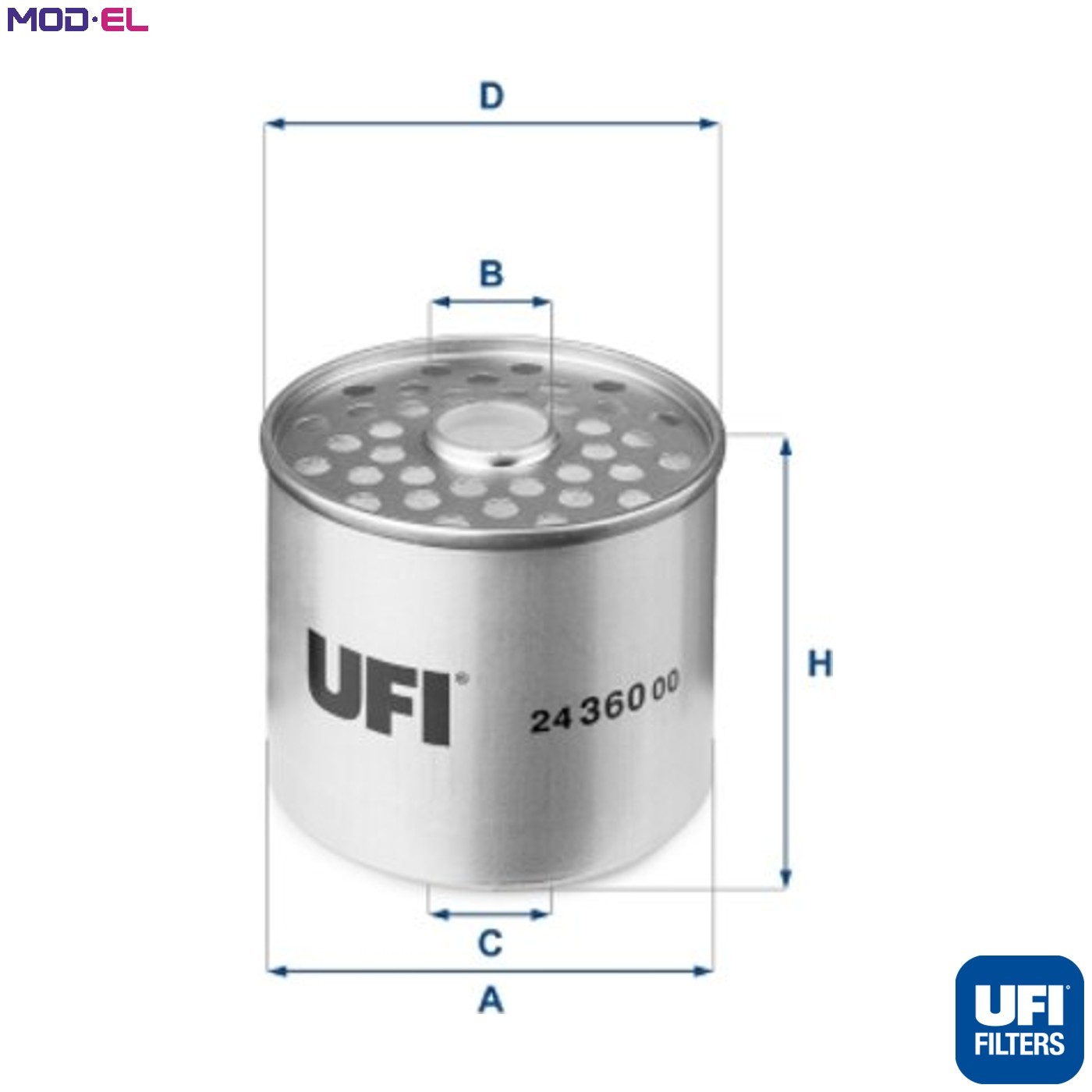 FUEL FILTER 24.360.00 FOR RENAULT 11 ENCORE SUPER/5 19/�/Chamade ALLIANCE VW - Image 4