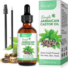 Jamaican Black Castor Oil Organic Moisturizing Massage Essential Oil 60ml