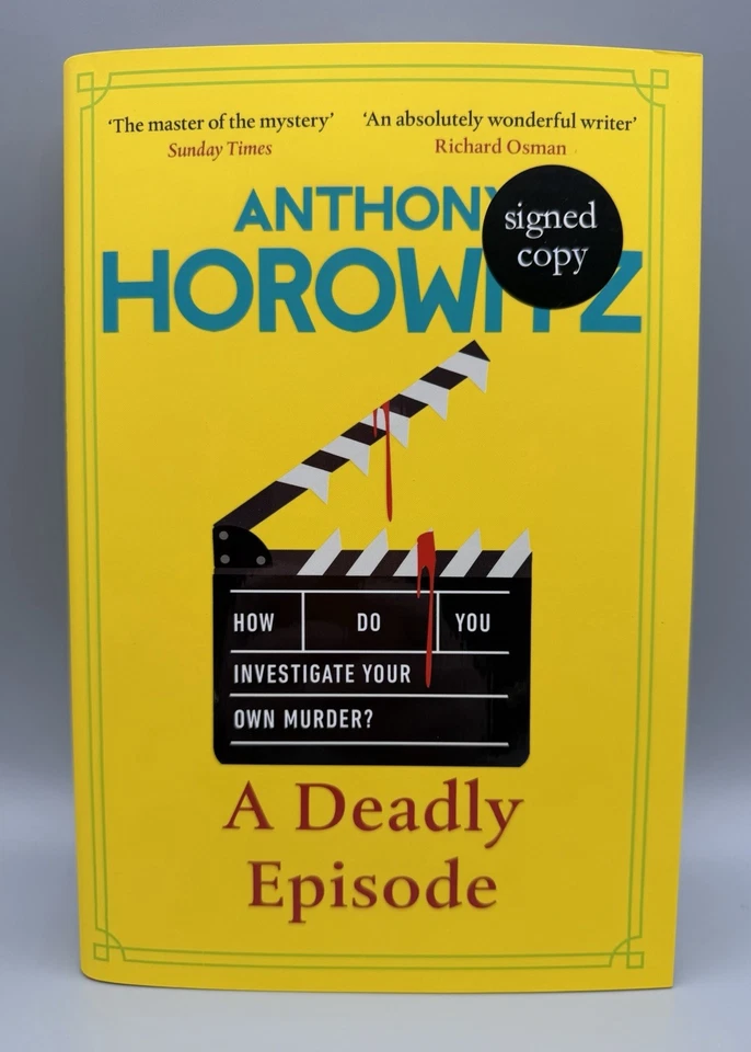 SIGNED - A Deadly Episode By Anthony Horowitz New 1st Edition Hardback - Image 1 of 4