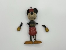 Collectors Minnie Mickey MOUSE FLEX Toy Doll Borgfeldt Disney 1st Version RARE