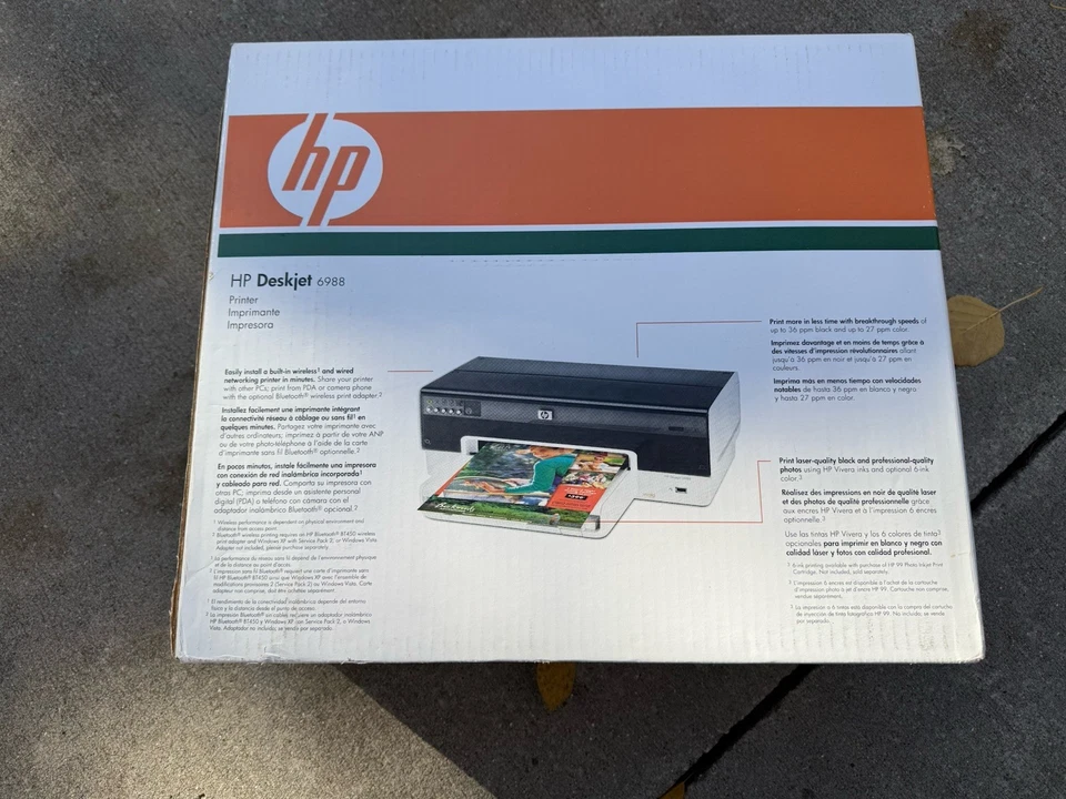 HP Deskjet 6988 Wireless Color Printer Factory Sealed Free Shipping - Image 4 of 4