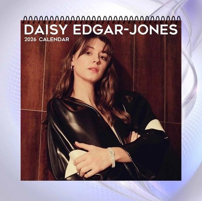 2026 Daisy Edgar Jones Calendar, Actress Icon Gift Home Decor