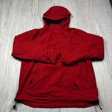 Carhartt Work In Progress Nimbus Pullover Rosso Pile Foderato Giacca con Cappuccio Medium