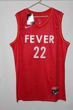 red Indiana Fever Caitlin Clark (22) WNBA stitched  REBEL EDITION jersey - XXL