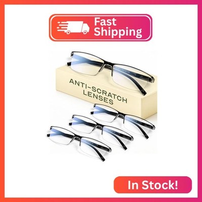 Gaoye 1.75 Executive Style Reading Glasses Men - Durable Readers with Blue Light
