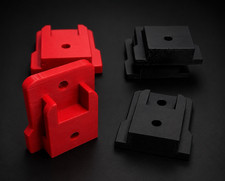 Milwaukee M18 Battery Holder Wall Mount Clip, Easy Install Black/Red