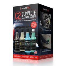 Complete Car Cleaning Kit Multi Surface Interior Exterior Complete Care Combo C2