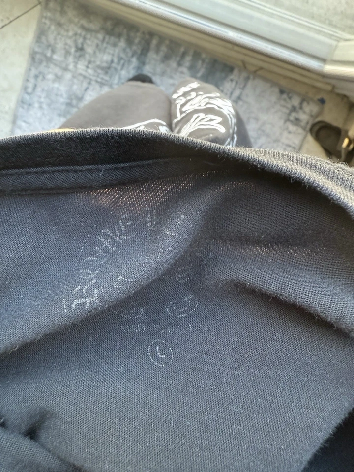 Camiseta Herradura 100% Auténtica Cromo Corazones Malibu Talla Grande Foto 4 de 4