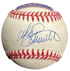Mike Schmidt Autographed ONL Baseball Postmarked 1995 HOF Induction Day JSA