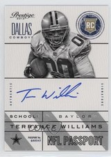2013 Panini Prestige NFL Passport Signatures Terrance Williams #13 Auto c6h
