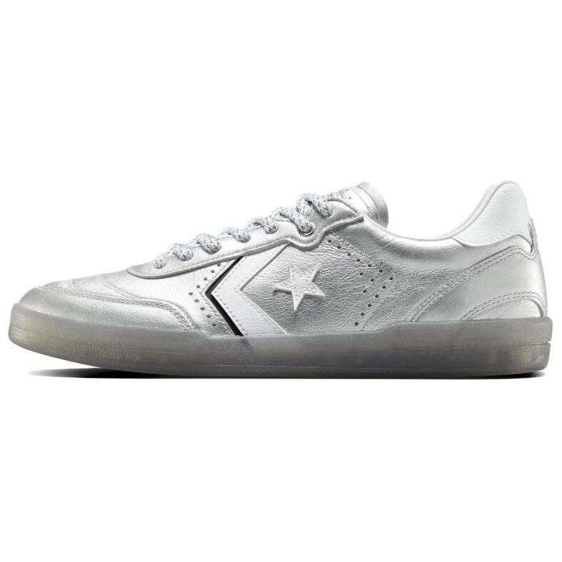 Converse CONS Louie Lopez Pro 2 Silver Athletic Leather Skater Low Top 11 unisex Converse Louie Lopez Pro 2 Low Silver for Sale  main image 3