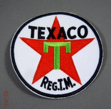 TEXACO Star Gasoline Embroidered Iron-On Uniform-Jacket Patch 3"