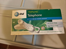 AT T Trimline Corded Telephone New Model 205 No AC Power Needed