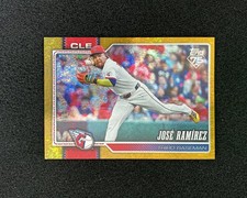 2026 Topps Series One 75th Gold Holo Foil #284 Jose Ramirez 24/50 Guardians QI95