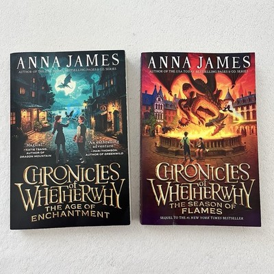 Chronicles of Whetherwhy the Age of Enchantment by Anna James 2 Book Set