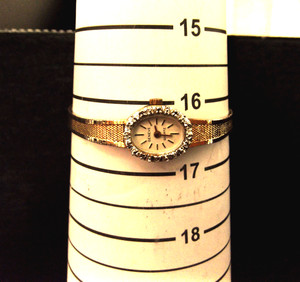Montre Geneve Quartz Femme - 14K Or Jaune Et Blanc - Occasion Portée